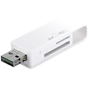 BUFFALO｜バッファロー BSCRD05U2WH microSD/SDカード専用カードリーダー・ライター BSCRD05U2シリーズ ホワイト [USB2.0]