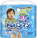 ユニチャーム｜unicharm トレパンマン男の子用 Lサイズ（9kg-14kg） 21枚〔おむつ〕