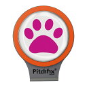 ライト|LITE ゴルフマーカー Pitchfix ハットクリップ オレンジ X-649