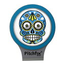 ライト|LITE ゴルフマーカー Pitchfix ハットクリップ ライトブルー X-649
