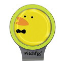 ライト|LITE ゴルフマーカー Pitchfix ハットクリップ 蛍光イエロー X-649