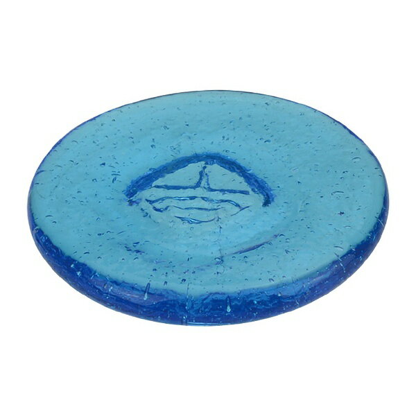 ライト｜LITE ゴルフマーカー 琉球ガラス製マーカー 水色 X-657