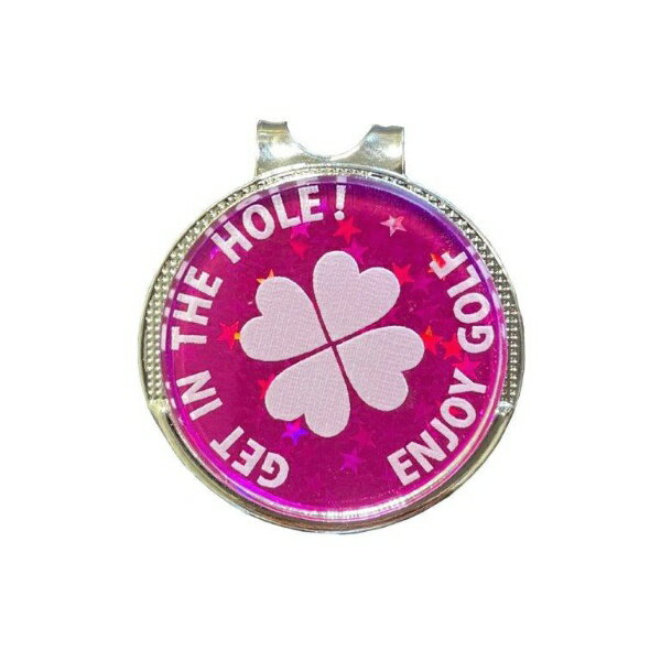 ライト｜LITE ゴルフマーカー MARUA 集光マーカー クローバー パープル X-671