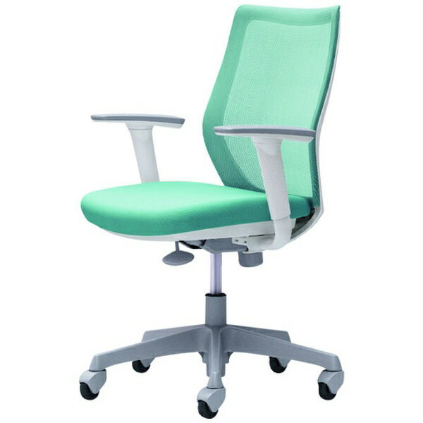 オカムラ｜OKAMURA オフィスシーティング CG-M [メッシュタイプ /ホワイトフレーム] アジャストアーム(..