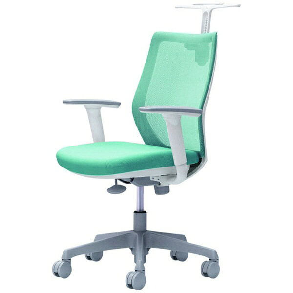 オカムラ｜OKAMURA オフィスシーティング CG-M [メッシュタイプ /ホワイトフレーム /ハンガー付] アジ..