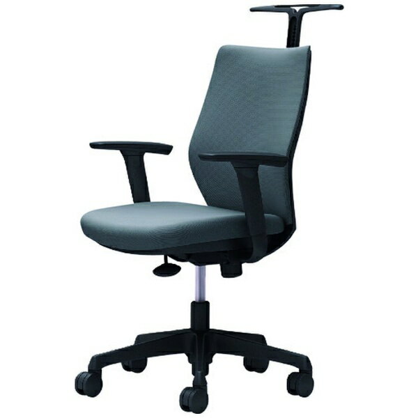 オカムラ｜OKAMURA オフィスシーティング CG-M [パッドタイプ /ブラックフレーム /ハンガー付] アジャ..