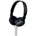 ソニー｜SONY ヘッドホン MDR-ZX110 ブラック φ3.5mm ミニプラグ MDRZX110B