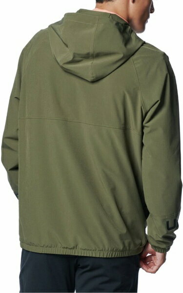 アンダーアーマー｜UNDER ARMOUR メンズ UAドライブ アノラック ジャケット Marine OD Green×Black 1388319 [メンズ /MDサイズ]【返品交換不可】