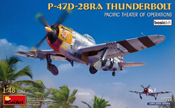 ミニアート｜Mini Art 1/48 P-47D-28RAサンダーボルト 太平洋作戦域 ベーシックキット