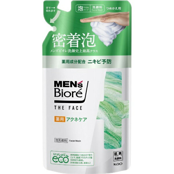 花王｜Kao Men’s Biore（メンズビオレ）ザフェイス 薬用アクネケア つめかえ用 170mL
