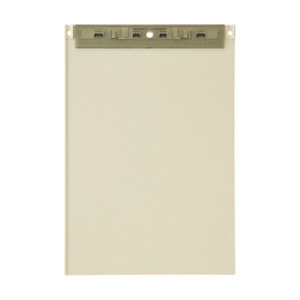 リヒトラブ｜LIHIT LAB. 超薄型クリップボード<フック穴付> A4 Mutual(ミューチュアル) アイボリ..