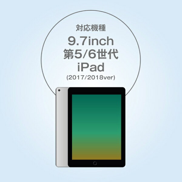 ALLONE｜アローン 9.7インチ iPad（第6/5世代）用 手帳ケース ブラック ALG-IPCS097TBK