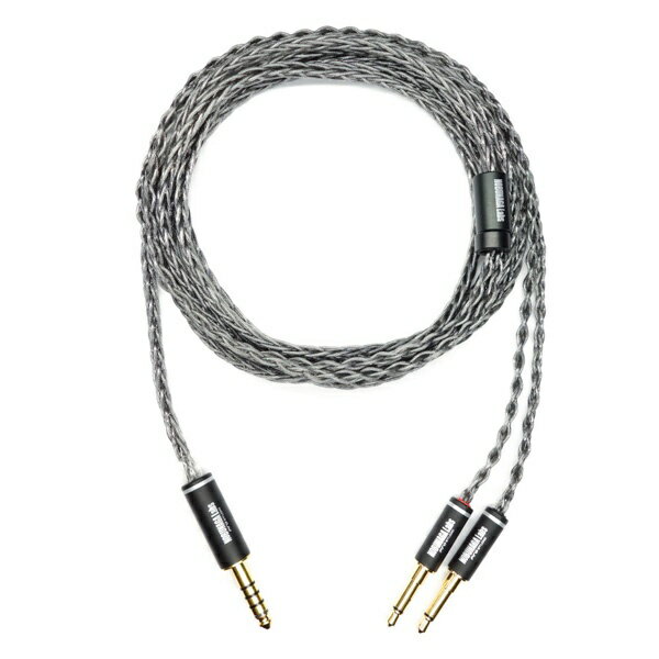 NOBUNAGA｜ノブナガラボ リケーブル 比叡 (Hiei) 180cm 【4.4mm5極バランス/3.5mm2極モノラルミニ×2】 NLC-HEI