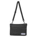ファインプラス|FINE PLUS ソリッドスクエア サコッシュ ショルダーバッグ 斜め掛け 肩掛け B5収納 OUTDOOR PRODUCTS BLACK 2...