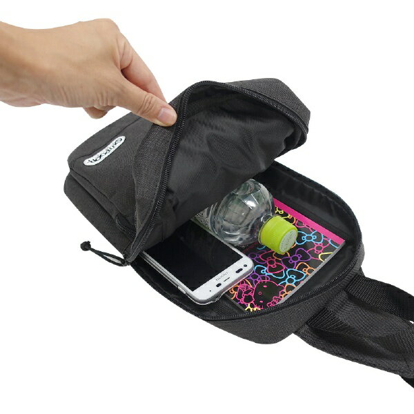 ファインプラス｜FINE PLUS ヘザーテクス ストリームライン ボディバッグ タテ型 斜め掛け 肩掛け OUTDOOR PRODUCTS BLACK 22419777