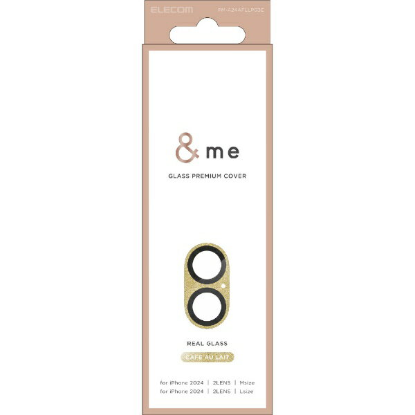 ELECOM�å��쥳�� iPhone 16/16 Plus�� ��󥺥ե���� ������󥺥��С� ���饹 &me ���̥���å��� PMA24AFLLP6BE