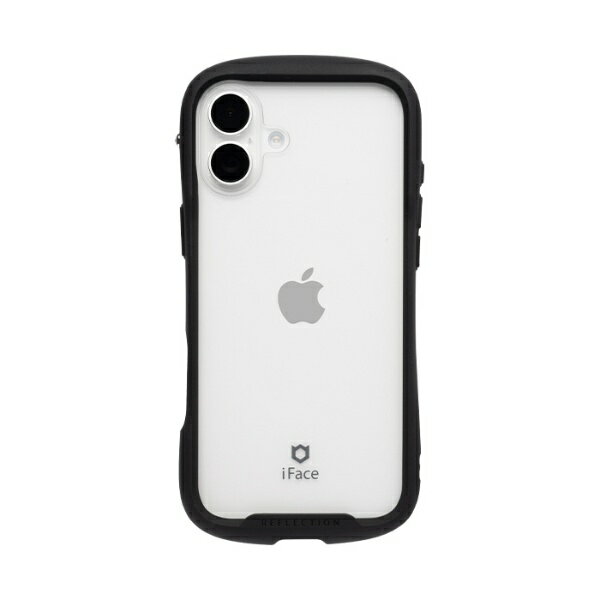 HAMEE｜ハミィ iPhone 16 Plus（6.7インチ） iFace Reflection強化ガラスクリアケース iFace ブラック 41-979730