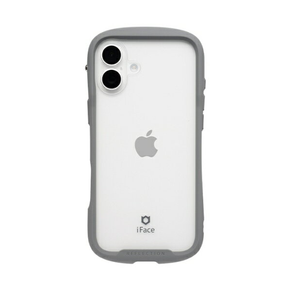 HAMEE｜ハミィ iPhone 16 Plus（6.7インチ） iFace Reflection強化ガラスクリアケース iFace グレー 41-979747