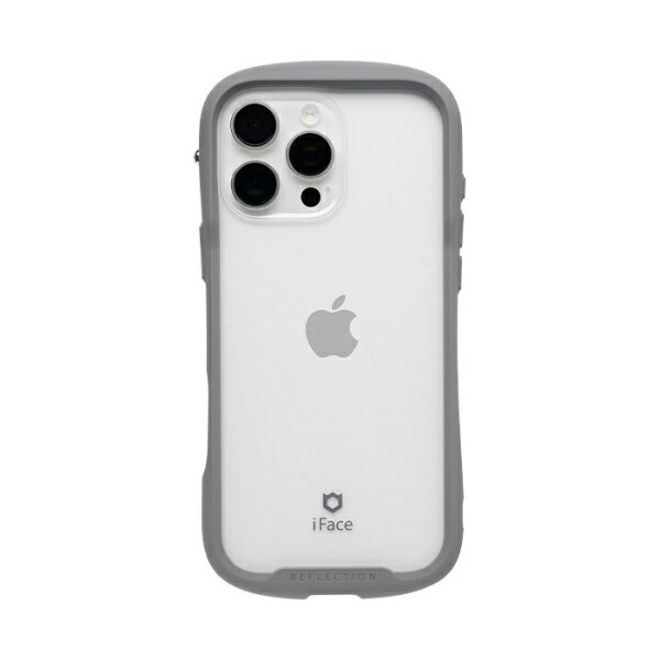 HAMEE｜ハミィ iPhone 16 Pro Max（6.9インチ） iFace Reflection強化ガラスクリアケース iFace グレー 41-979808