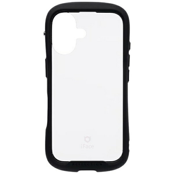 HAMEE｜ハミィ iPhone 16（6.1インチ） iFace Reflection Frost 強化ガラスクリアケース iFace ブラック 41-979938