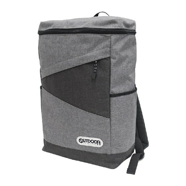 ファインプラス｜FINE PLUS ラフ ボックス デイパック リュック A4収納 OUTDOOR PRODUCTS H.GRAY 22429..