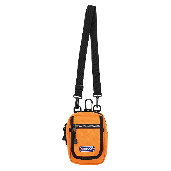 ファインプラス｜FINE PLUS ルミナス ミニポーチ 3WAY カラビナ付 ショルダーベルト付 OUTDOOR PRODUCTS ORANGE 22469005