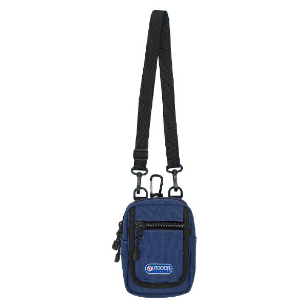 ファインプラス｜FINE PLUS ルミナス ミニポーチ 3WAY カラビナ付 ショルダーベルト付 OUTDOOR PRODUCTS NAVY 22469005