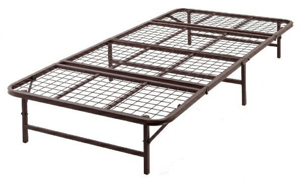 組立不要！届いたその日からすぐに使える収納式のベッド。●毎朝布団から起き上がるのが楽になる程よい高さのベッド。パイプベッドには珍しい4分割で折りたたみができるタイプです。●組立不要完成品●サイズ：使用時/(約)幅120×長さ195×高さ28...