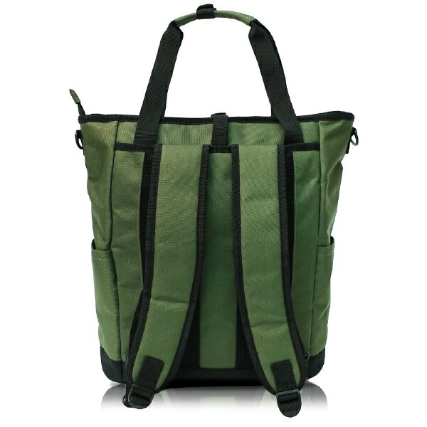 楽天ビック(ビックカメラ×楽天)のファインプラス｜FINE PLUS ルミナス トートリュック 3WAY OUTDOOR PRODUCTS GREEN 22469063｜アングル2
