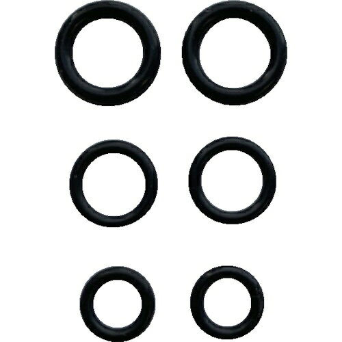 ■ボッシュ高圧洗浄機用Oリングセット合計6個入りです。■高圧ホースの両端、ランス末端と、各ノズル根元のOリングの消耗時に交換します。【用途】・標準付属Oリングの消耗時の交換用【仕様】・品名： 高圧洗浄機用Oリング（6個セット）・適合機種： AQT33-11、EA110、UA125・大： ランス根元用×2個・中： 各ノズル根元用×2個・小： 高圧ホース両端用×2個【セット内容／付属品】・大： ランス根元用×2個・中： 各ノズル根元用×2個・小： 高圧ホース両端用×2個