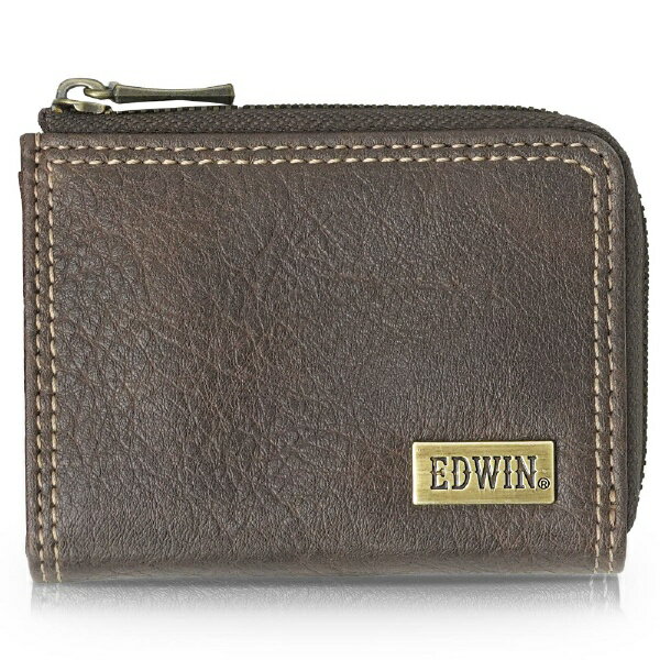 ファインプラス｜FINE PLUS メタルプレート シボ合皮 小銭入 EDWIN D.BROWN 22269295