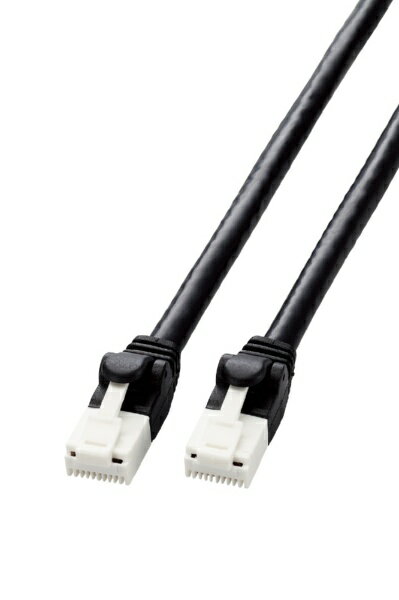 ELECOM｜エレコム エレコム　LANケーブル　CAT6A対応　EU　RoHS指令準拠　爪折れ防...