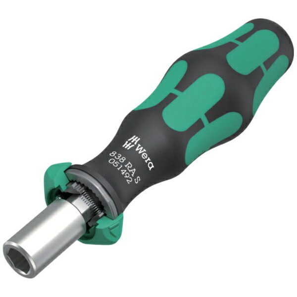 WERA社｜ヴェラ 838 RA S ラチェット機能付き差替式ビットホルダー