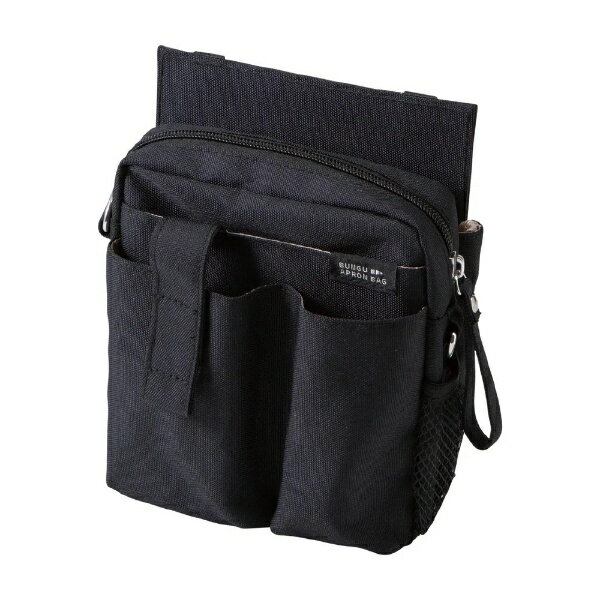 クツワ｜KUTSUWA 文具エプロンバッグ ホルダー ブラック BE022BK