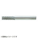 トラスコ中山|TRUSCO NAKAYAMA 超硬バー 円筒型エンド刃 Φ4X刃長16X軸6 ダブルカット TB1C040E(4)