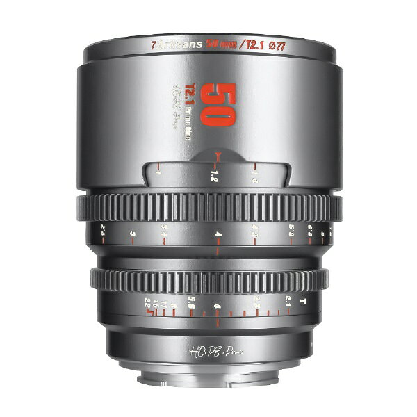 ��������7artisans ���ͥޥ�� 7Artisans HOPE Prime 50mm T2.1 Super 35mm �ٻΥե����X�ޥ���� �����󥰥졼 7A-HP50T21-X-T [FUJIFILM X /ñ�������]