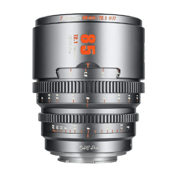 七工匠｜7artisans シネマレンズ 7Artisans HOPE Prime 85mm T2.1 Super 35mm ソニーEマウント チタングレー 7A-HP85T21-E-T [ソニーE /単焦点レンズ]