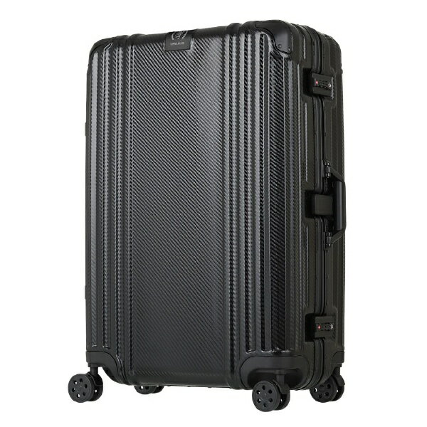 81 L~90 L - 【エントリーで最大2万ポイント当たる｜4/23まで】 レジェンドウォーカー｜LEGEND WALKER 5507-70BKCBカーボンエンボス加工フレームタイプスーツケース LEGEND WALKER ブラックカーボン 5507-70BKCB [TSAロック搭載]