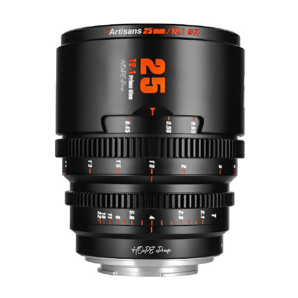 ��������7artisans ���ͥޥ�� 7Artisans HOPE Prime 25mm T2.1 Super 35mm �ٻΥե����X�ޥ���� �֥�å� 7A-HP25T21-X-B [FUJIFILM X /ñ�������]