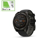 GARMIN|ガーミン fenix 8(フェニックス 8)Sapphire Dual Power 47mm GPSスマートウォッチ Ti Carbon Gray DLC / Black 010-02906-50【Suica対応】(2)