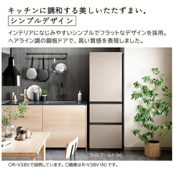 ��̵����Ĺ�ݾ�&̵�������������� ��Ω��HITACHI ��¢�� V������ �饤�ȥ������ R-V38VL-N [��60cm /375L /3�ɥ� /������������ /2024ǯ]