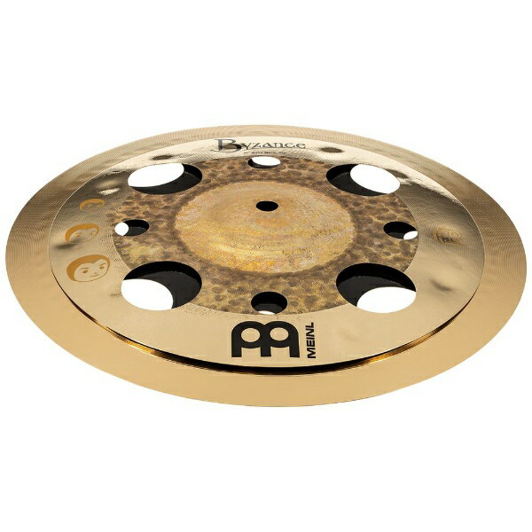 MEINL アーティスト、Luke Holand氏の新たなアイデアを生かしたスタックシンバル。10” Byzance Trash Splash を、12” Classics Custom Trash Splash の上に重ねた仕様。