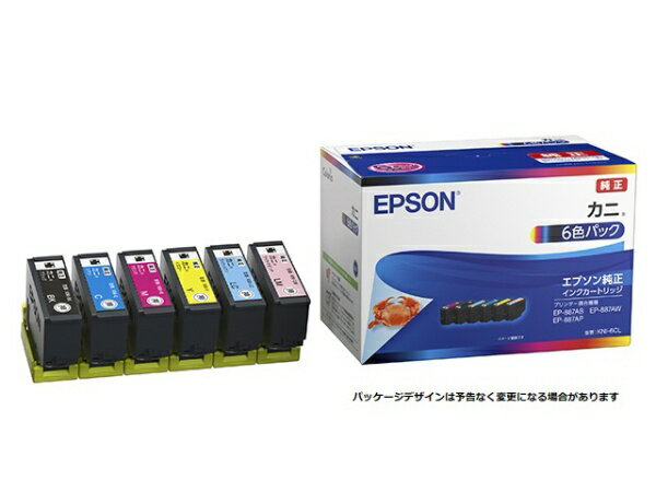 EPSON｜エプソン KNI-6CL 純正プリンターインク カニ(標準容量) 6色パック