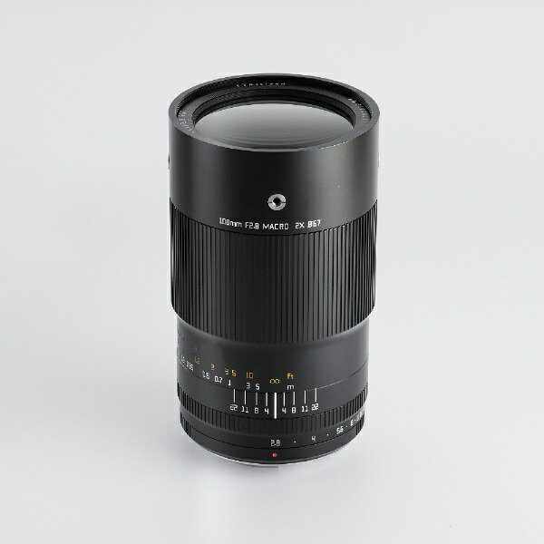 楽天ビック(ビックカメラ×楽天)の銘匠光学｜メイショウコウガク カメラレンズ TTArtisan 100mm F2.8 MACRO フルサイズ キヤノンEFマウント ブラック TT-100F28M-EF [キヤノンEF /単焦点レンズ]｜アングル2