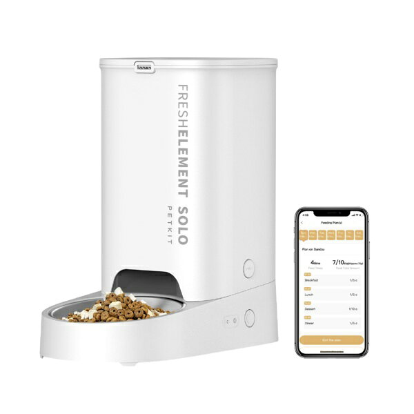 PETKIT｜ペットキット Fresh Element SOLO 自動給餌器 ホワイト P570-WH