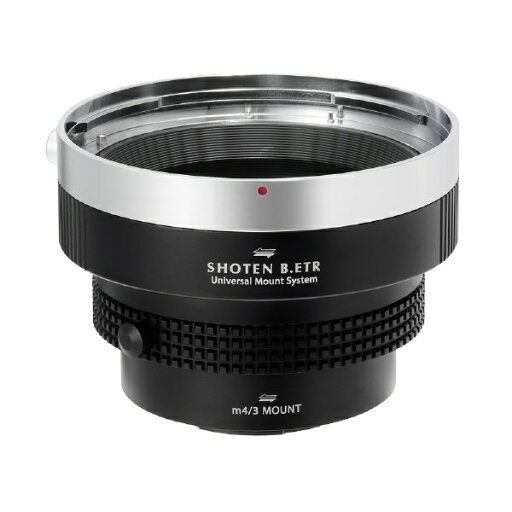 SHOTEN|ショウテン マウントアダプター UMSシリーズ B.ETR-m43-U (ブロニカETRマウントレンズ → マイクロフォーサーズマウント変換) ブラック B.ETR-m43-U SHOTEN|ショウテン マウントアダプター UMSシリーズ B.ETR-m43-U (ブロニカETRマウントレンズ → マイクロフォーサーズマウント変換) ブラック B.ETR-m43-U