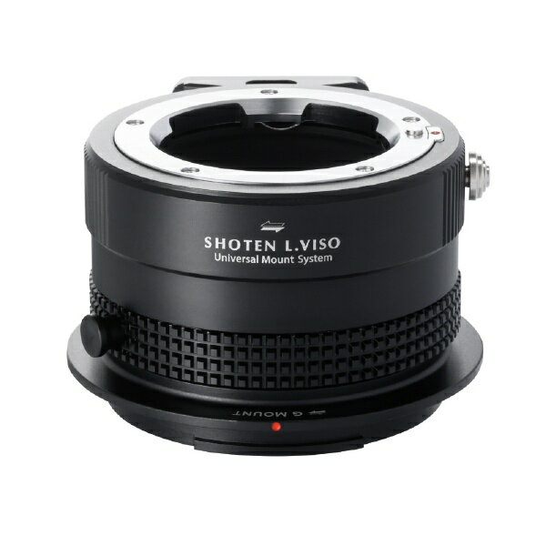 SHOTEN｜ショウテン マウントアダプター UMSシリーズ L.VISO-FG-U (ビゾフレックスマウントレンズ → 富士フイルムGFX Gマウント変換) ブラック L.VISO-FG-U