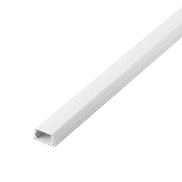 ELECOM｜エレコム 壁用モール [W26xH13mmx1m] フラットモール テープ付き ホワイト LD-GAF3MWH