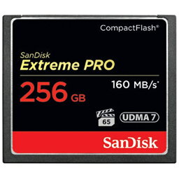 サンディスク｜SanDisk コンパクトフラッシュ ExtremePRO（エクストリームプロ） SDCFXPS-256G-J61 [256GB][SDCFXPS256GJ61]