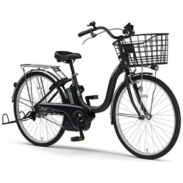 YAMAHA｜ヤマハ 電動アシスト自転車 PAS Cheer パス チア マットブラック2 PA26CH [26インチ]2025年モデル【キャンセル・返品不可】 【代金引換配送不可】 2